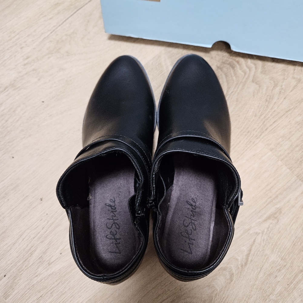 Black Ankle Boots - Picture 2 of 9